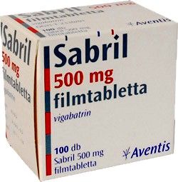 Сабрил (sabril) таблетки 500 мг № 100