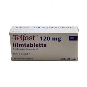 Телфаст 120 мг таблетки 120 мг № 30