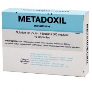 Метадоксил раствор д/ин. 300 мг амп. 5 мл № 10