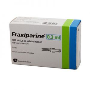 Фраксипарин раствор д/ин. 2850 МЕ анти-Ха шприц 0,3 мл № 10