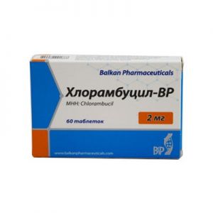 Хлорамбуцил (clorambucil) таблетки 2 мг № 60