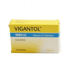 Вигантол (vigantol) таблетки 1000 I.E. № 100