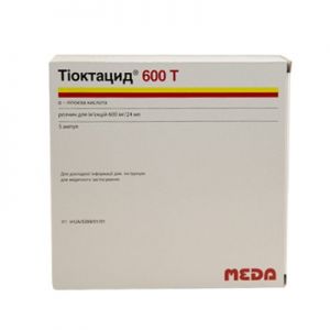 Тиоктацид-600т раствор д/ин. 600 мг амп. 24 мл № 5