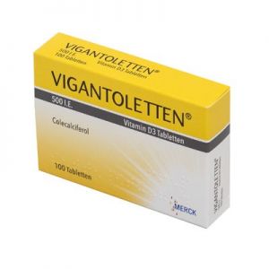 Вигантолеттен ( vigantoletten) таблетки 500 МЕ № 100