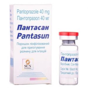 Пантасан пор. лиофил. д/п раствора д/ин. 40 мг фл., с раств. в амп. 10 мл