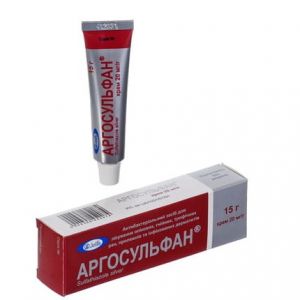 Аргосульфан крем 20 мг/г туба 15 г
