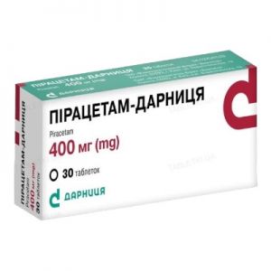 Пирацетам-дарница табл. 400 мг уп. № 30