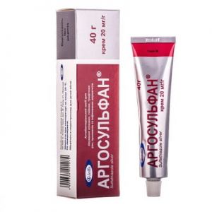 Аргосульфан крем 20 мг/г туба 40 г