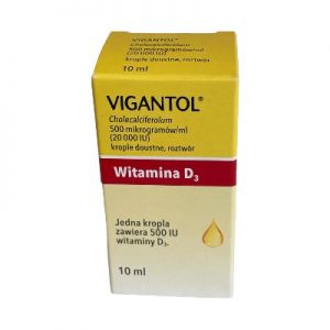 Вигантол раствор масл. д/перорал. прим. 0,5 мг/мл фл. 10 мл