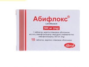 Абифлокс таблетки 500 мг № 10