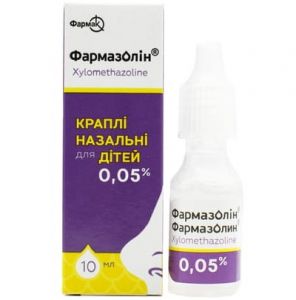 Фармазолин кап. назал. 0,05 % фл. п/э 10 мл
