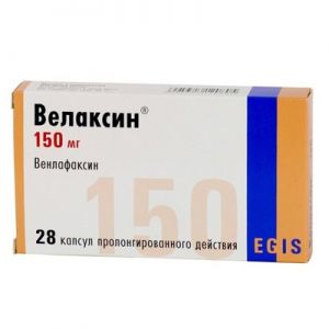 Велаксин капсулы пролонг. дейст. 150 мг № 28