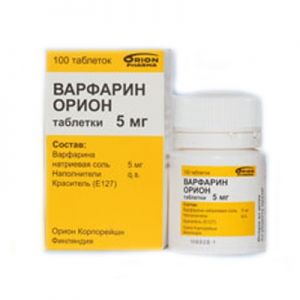 Варфарин орион таблетки 5 мг № 100