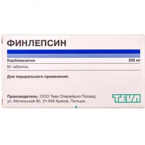 Финлепсин таблетки 200 мг № 50