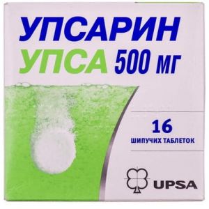 Упсарин упса 500 мг таблетки шип. 500 мг № 16