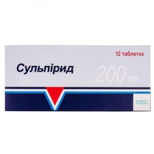 Сульпирид табл. 200 мг № 12