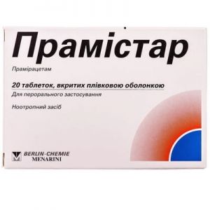 Прамистар таблетки п/о 600 мг № 20