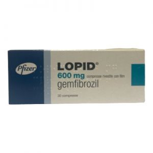 Лопид (гемфиброзил) таблетки 600мг № 30
