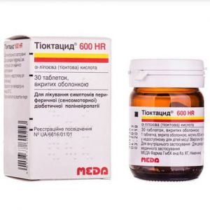 Тиоктацид-600 таблетки 600 мг № 30