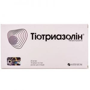 Тиотриазолин раствор д/ин. 2,5 % амп. 2 мл № 10