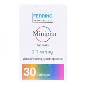 Минирин таблетки 0,1 мг фл. № 30