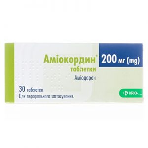 Амиокордин таблетки 200 мг № 30