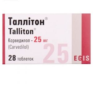 Таллитон таблетки 25 мг блистер № 28