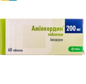 Амиокордин таблетки 200 мг № 60