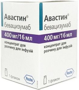 Авастин конц. д/п инф. р-ра 400 мг/16 мл фл.