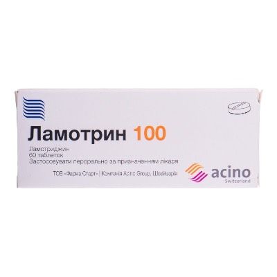 Ламотрин-100 таблетки 100мг № 60