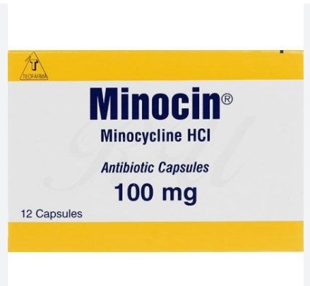 Миноцин (миноциклин) капс. 100 мг №12