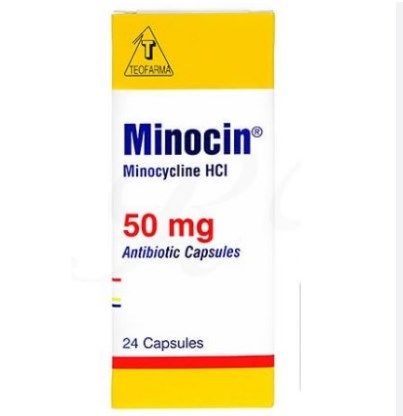 Миноцин (миноциклин) капс. 50 мг №24
