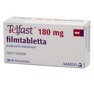 Телфаст 180 мг таблетки 180 мг № 30