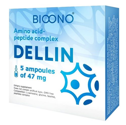 Деллин Dellin 5 ампул по 47 мг - пептид дельта-сна