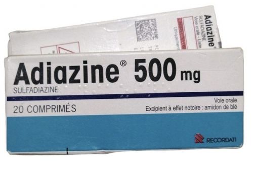 Адиазин (сульфадиазин) табл. 500 мг №20