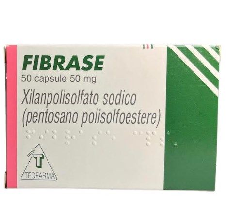 Фибразе (пентосан полисульфат) капс. 50 мг №50